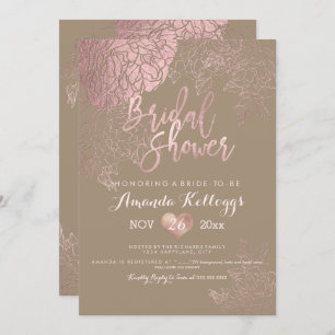 PixDezines Vrijgezellenfeest/Rozen/ROOS GOLD/Faux  Kaart