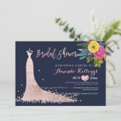 PixDezines Vrijgezellenfeest Spring Floral Kaart (Staand voorkant)