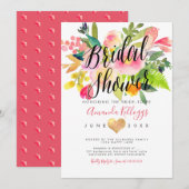 PixDezines Vrijgezellenfeest Spring Floral Kaart (Voorkant / Achterkant)