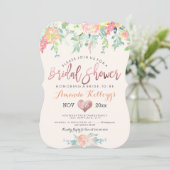 PixDezines Vrijgezellenfeest Spring Floral Kaart (Staand voorkant)