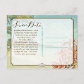 PixDezines  waikiki/diamantkop/plumeria Briefkaart (Achterkant)