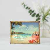 PixDezines  waikiki/diamantkop/plumeria Briefkaart (Staand voorkant)