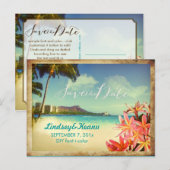 PixDezines  waikiki/diamantkop/plumeria Briefkaart (Voorkant / Achterkant)