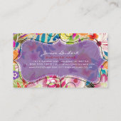 PixDezines wailea/ achtergrond Visitekaartje (Achterkant)