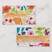 PixDezines wailea/diy achtergrond Visitekaartje (Voorkant / Achterkant)