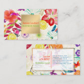 PixDezines Wailea/DIY achtergrond Visitekaartje (Voorkant / Achterkant)