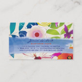 PixDezines wailea/diy achtergrond Visitekaartje (Achterkant)