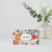 PixDezines wailea/diy-achtergrond Visitekaartje (Staand voorkant)