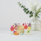 PixDezines Wailea/DIY achtergrond Visitekaartje (Staand voorkant)