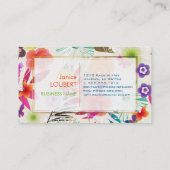 PixDezines Wailea/DIY achtergrond Visitekaartje (Achterkant)