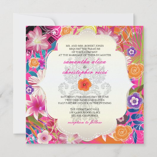 PixDezines wailea/diy background Kaart (Achterkant)