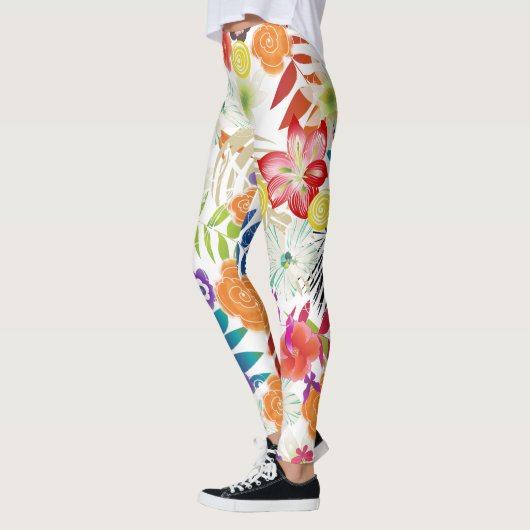 PixDezines Wailea/Hibiscus/DIY Achtergrond Leggings (Links)