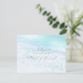 PixDezines Watercolor Kust Getuige Kaart (Staand voorkant)