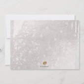 PixDezines Watercolor penseelstreken Bat Mitzvah Kaart (Achterkant)