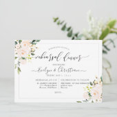 PixDezines Watercolor Roze Rozen Kaart (Staand voorkant)