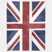 PixDezines Watercolor Union Jack Fleece Deken (Voorkant)