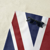 PixDezines Watercolor Union Jack Strandlaken (In situ)