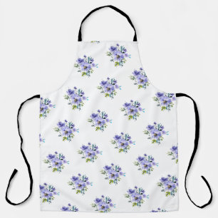 PixDezines Watercolor Zomer Bloemenschort Schort