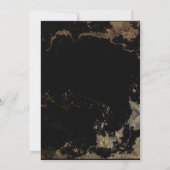 PixDezines Waterverf Abstract Faux Gold Kaart (Achterkant)