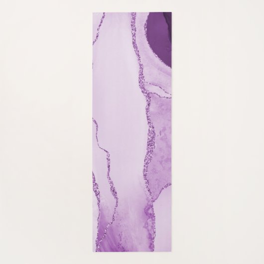 PixDezines Waterverf Agaat, Paarse Yogamat (Achterkant)