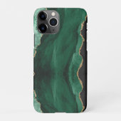 PixDezines WATERVERF AGATE DARK GREEN iPhone Hoesje (Achterkant)