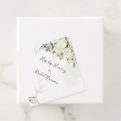 PixDezines Waterverf Alabaster Roos Bedankjes Labels (In situ)