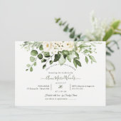 PixDezines Waterverf Alabaster Roos Eucalyptus Kaart (Staand voorkant)