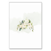 PixDezines Waterverf Alabaster Roos Tent Kaart (Achterkant)