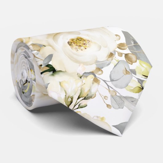 PixDezines Waterverf Alabaster Rozen Heren Das (Opgerold)