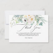 PixDezines Waterverf Anemone Peonies Bereavement Kaart (Voorkant)