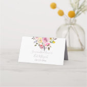 PixDezines Waterverf Bat Mitzvah, Pastel Rozen Plaatskaartje (Achterkant)