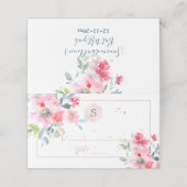 PixDezines Waterverf Bat Mitzvah, Tuin Rozen Plaatskaartje (Buitenkant ongevouwen)