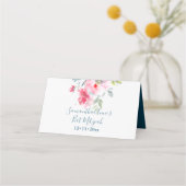 PixDezines Waterverf Bat Mitzvah, Tuin Rozen Plaatskaartje (Achterkant)