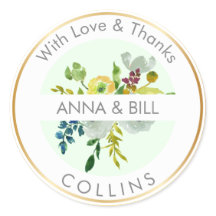 PixDezines Waterverf Bloemen/Ranunculus/Dank u