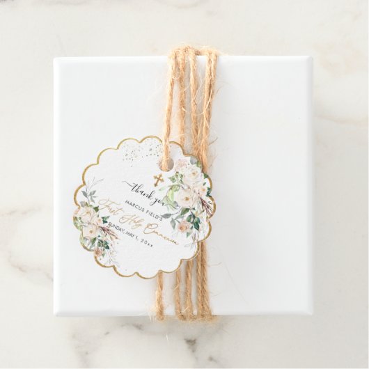 PixDezines waterverf blozen roze rozengemeenschap Bedankjes Labels (In situ)