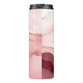 PixDezines WATERVERF BLUSH BURGUNDY AGATE Thermosbeker (Achterkant)