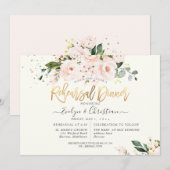 PixDezines Waterverf Blush Rozen repetitie Kaart (Voorkant / Achterkant)