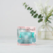 PixDezines Waterverf Blush Sage Accommodatie Informatiekaartje (Staand voorkant)