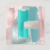 PixDezines Waterverf Blush Sage Accommodatie Informatiekaartje (Achterkant)