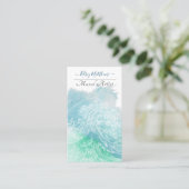 PixDezines Waterverf De Grote Golf, Hokusai Visitekaartje (Staand voorkant)