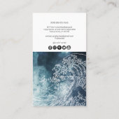 PixDezines Waterverf De Grote Golf, Hokusai Visitekaartje (Achterkant)