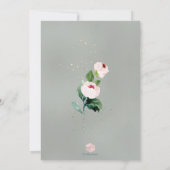 PixDezines Waterverf Delicate Bloom Bat Mitzvah Kaart (Achterkant)