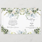 PixDezines Waterverf Dusty Blue Gum Eucalyptus (Voorkant / Achterkant)