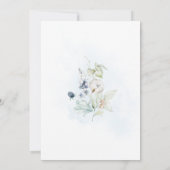 PixDezines Waterverf Dusty Blue Winter Cotton Kaart (Achterkant)