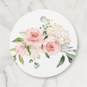 PixDezines Waterverf Dusty Rozen Dank u Bedankjes Labels (Achterkant)