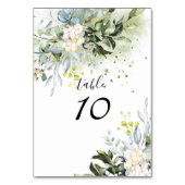 PixDezines Waterverf Elegant Blue Gum Eucalyptus Kaart (Achterkant)