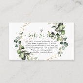 PixDezines Waterverf Eucalyptus Book Request Plaatskaartje (Voorkant)