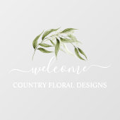 PixDezines Waterverf Eucalyptus Sprig Window Clin Raamsticker (Vel)