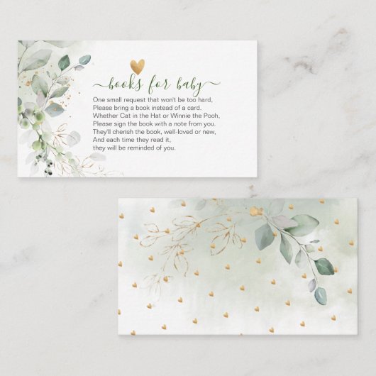 PixDezines Waterverf Eucalyptus Wreatplaatskaart Plaatskaartje (Voorkant / Achterkant)