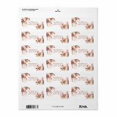 PixDezines Waterverf Floral RusticFall Eucalyptus Etiket (Full Sheet)